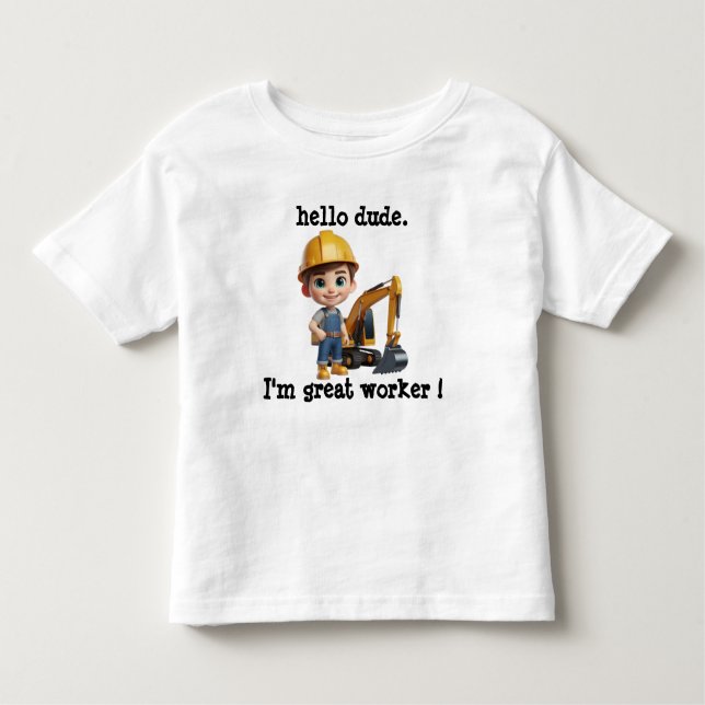 Camiseta Bob o construtor alô cara construção (Frente)