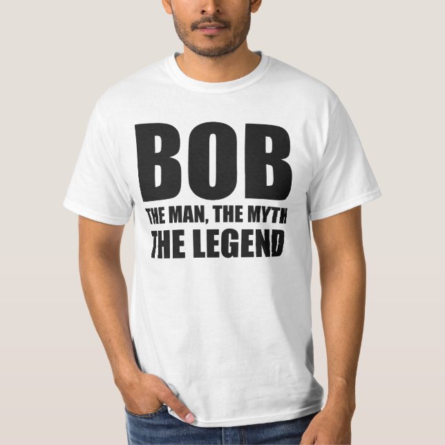 Camiseta Bob o homem o mito a legenda (Frente)