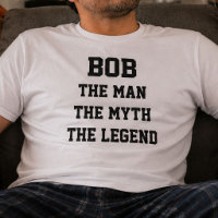 Bob O Homem O Mito A Lenda Presente De Nome Engraç