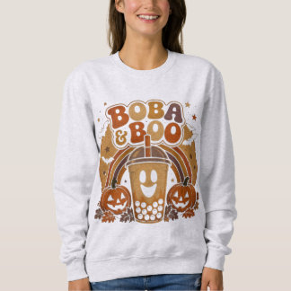 Camiseta Boba & Boo – Bolha de Halloween retrô sweethoodie