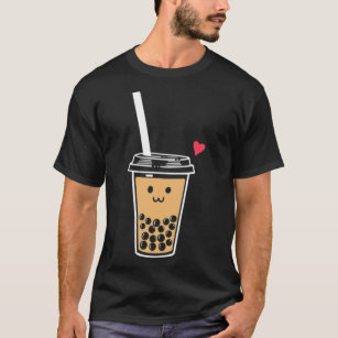 Camiseta Boba Bubble Drink Amizade Kawaii bibi e tina