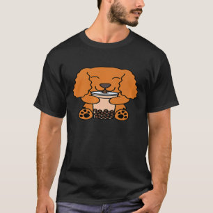 Camiseta Boba Bubble milk Tea Cocker Spaniel Cog