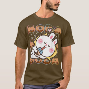 Camiseta Boba Bubble Milk Tea Kawaii Rabbit Bunny for Teens