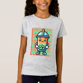 Camiseta Boba Bubble Tea Kawaii Cute Cartoon