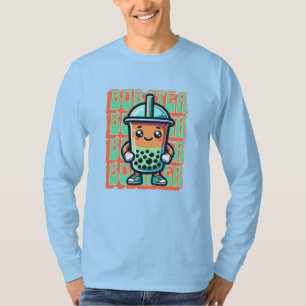 Camiseta Boba Bubble Tea Kawaii Cute Cartoon