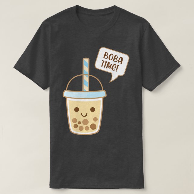Camiseta Boba Bubble Tea Time  (Frente do Design)