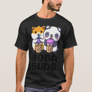 Camiseta Boba Buds Kawaii Cute Bubble Tea Hamster amou