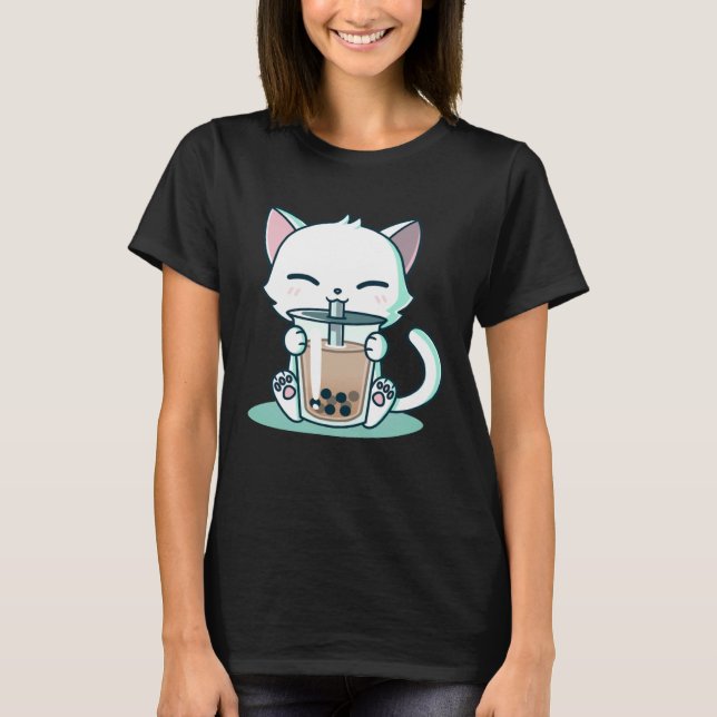 Camiseta Boba Cat Kitten (Frente)