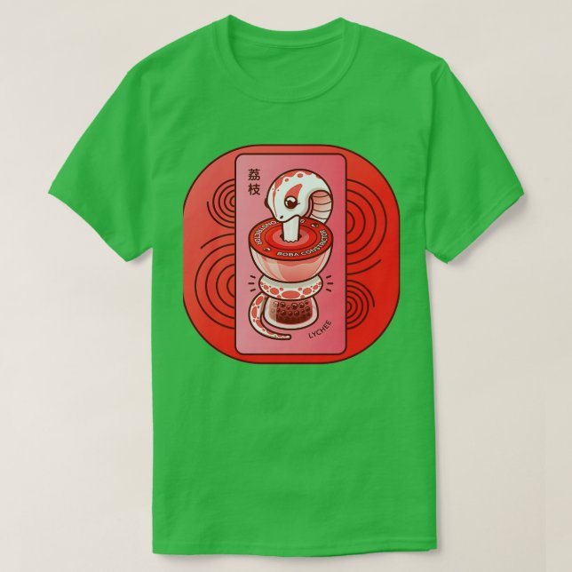 Camiseta Boba Constrictor Lychee (Frente do Design)