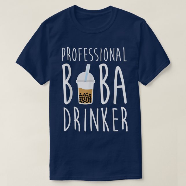 Camiseta Boba Drinker Bubble Tea (Frente do Design)