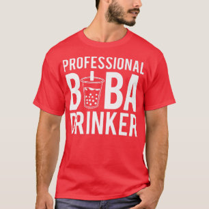 Camiseta Boba Drinker Bubble Tea Premium