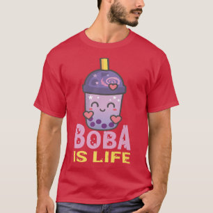 Camiseta Boba É A Vida I Bubble Tea I Boba Tea Lover 123