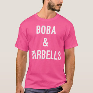 Camiseta Boba E Barbells Engraçados Malhação De Formação De