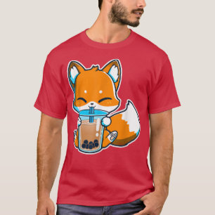 Camiseta Boba Fo Drinking Kawaii Japanese Fo Boba Tea Bubbl