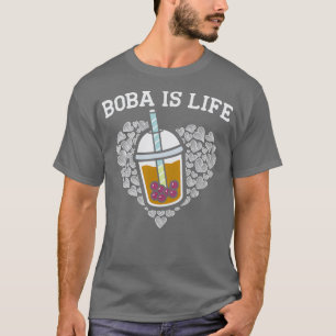 Camiseta Boba Is Life Bubble Tea Drinker Tapioca — Bebida L