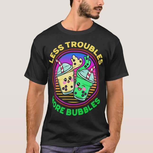Camiseta Boba Milk Tea Bubble Tea For Bubble Tea kiddin cou (Frente)