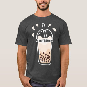 Camiseta Boba Milk Tea em um copo