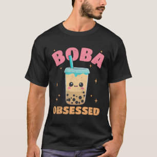 Camiseta Boba Obcecou Anime Kawaii Novelty Garota Adolescen