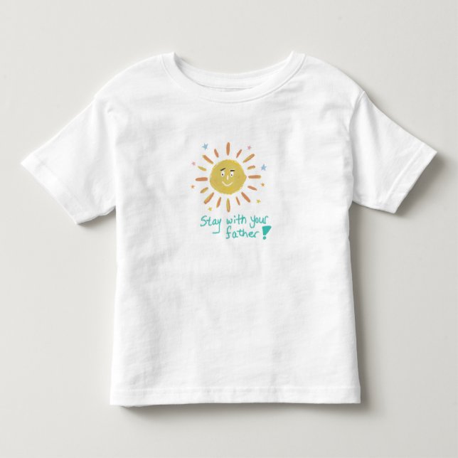 Camiseta boba para crianças pequenas  (Frente)