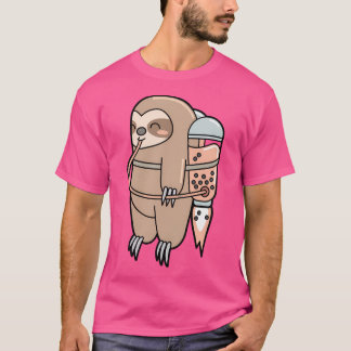 Camiseta Boba Tea Bubble Tea Cute Kawaii Sloth