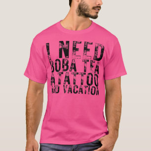Camiseta Boba Tea Bubble Tea Lover Anime Kawaii Japanese Mi