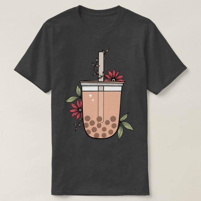 Camiseta Boba Tea Cup (Frente do Design)