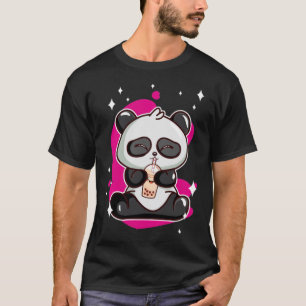 Camiseta Boba Tea Kawaii Panda esporte