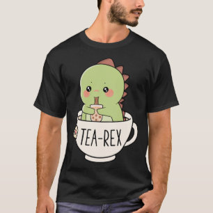 Camiseta Boba Tea-Rex Cute T-Rex Dinosaur Lover Kawaii Funn