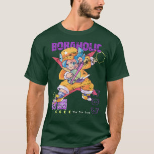 Camiseta Bobaholic Bubble Tea Japonês Boba milk Tea Anime2