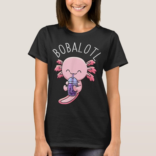 Camiseta Bobalotl Axolotl Boba Tea Bubble milk (Frente)