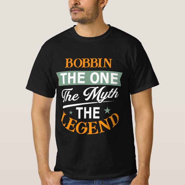 Camiseta Bobbin O Único O Mito A Lenda (Frente)