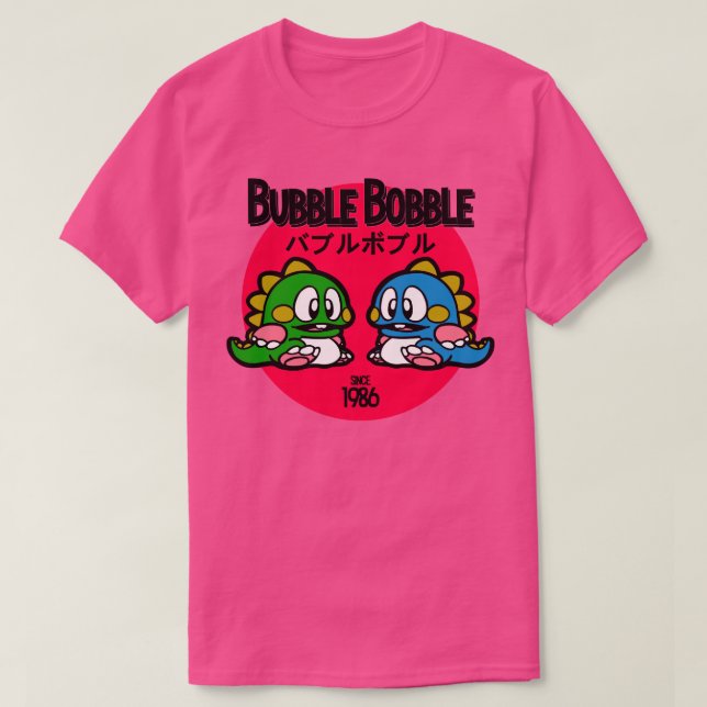 Camiseta Bobble Bubble Desde 1986 (Frente do Design)