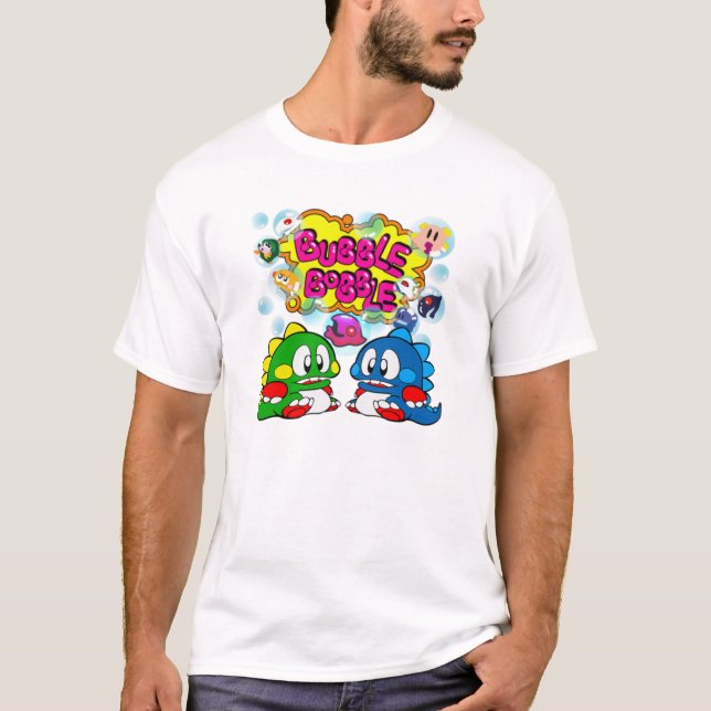 Camiseta Bobble Retro. (Frente)