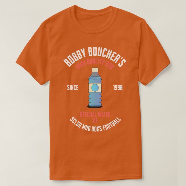 Camiseta Bobby Bouchers H20 de alta qualidade desde 1998 1 (Frente do Design)