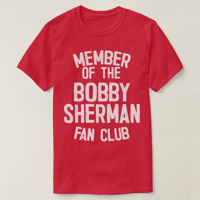 Camiseta Bobby Sherman Fan Club (Frente do Design)
