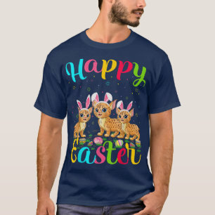 Camiseta Bobcat Lover Funny Easter Bunny Bobcat Happy E