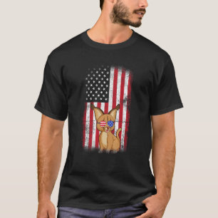 Camiseta Bobcats American Flag Boys Meninas Mulheres Quarto