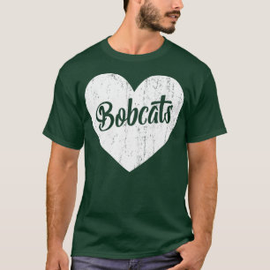 Camiseta Bobcats School Sports Fan Team Spirit Mascot