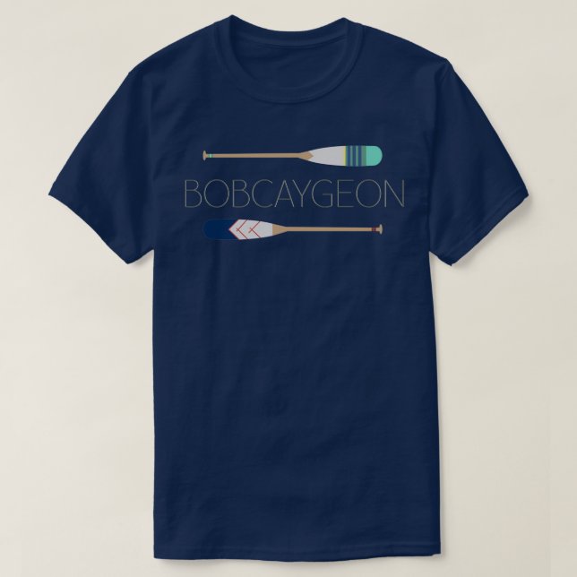 Camiseta Bobcaygeon Canoe Paddles (Frente do Design)