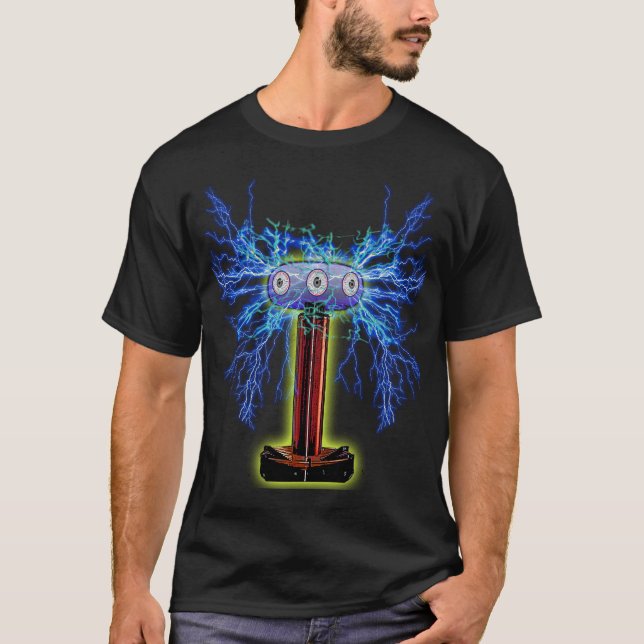 CAMISETA BOBINA DE TESLA (Frente)
