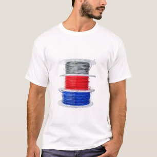 Camiseta Bobinas de plástico para impressão 3D