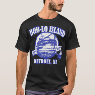 Camiseta Boblo Island vintage look Michigan