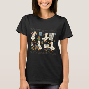 Camiseta Bobo Analista De Comportamento Goose Rbt Terapêuti