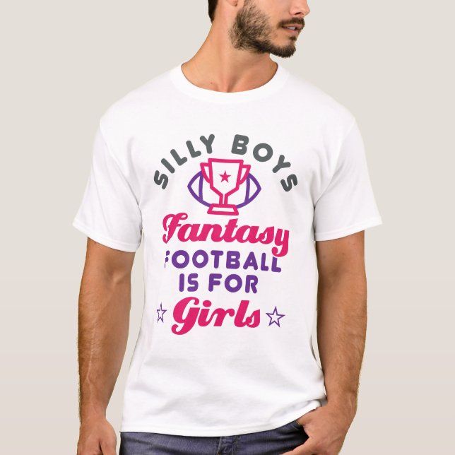 Camiseta Bobo Boys Fantasy Futebol é para meninas (Frente)