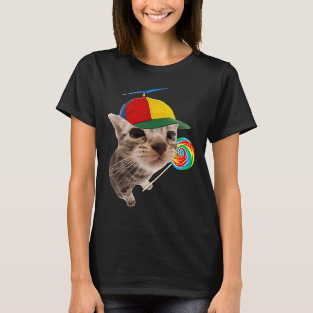Camiseta Bobo Cat com Memória Lollipop (Frente)