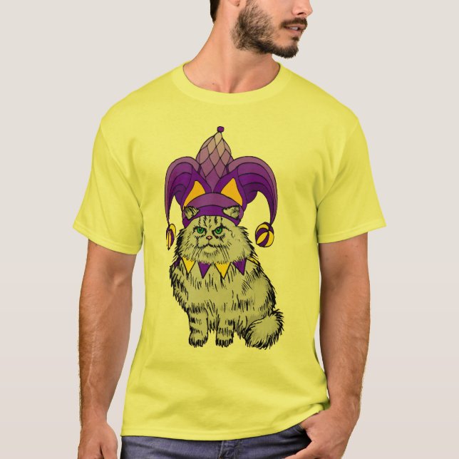 Camiseta Bobo da corte do gato (Frente)