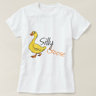 Camiseta Bobo Desenhado de Mão Amarelo - Caricatura de Gan