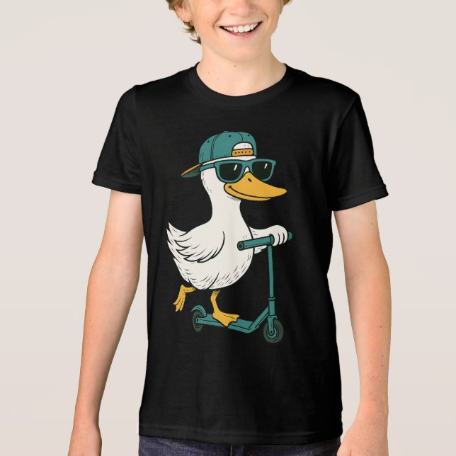 Camiseta Bobo engraçado ganso (Frente)