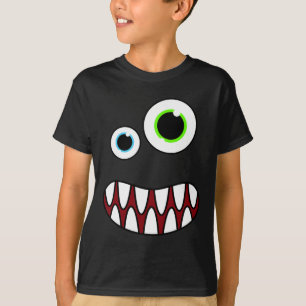 Camiseta Bobo Engraçado Monstro Rosto Festa de aniversário 