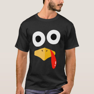 Camiseta Bobo Engraçado Turquia Enfrenta Figurino de Ação d